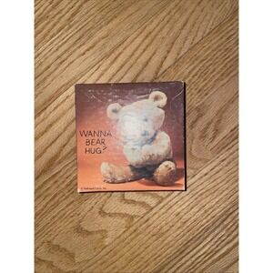Vintage 80s Springbok Square Mini Puzzle "Wanna Bear Hug?" 70+pcs Complete